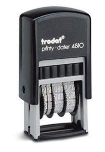 NEW Trodat Printy 4810 Self Inking Small Date Stamps RED INK)