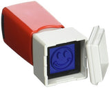 Shiny Happy Face Round Stock Stamp, Blue (HS035)