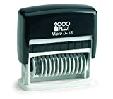 2000 Plus Micro 0-13 Numbering Stamp - Black Pad