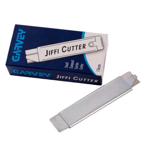 Jiffi-Cutter Compact Utility Knife with Retractable Blade, 3 Metal Handle,  Chrome, 12/Box - Office Express Office Products