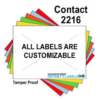 180,000 Contact 2216 (Special Packaging) Warm Red General Purpose Labels to fit the Contact 22-66, Contact 22-77, Contact 22-88 Price Guns. Full Case + includes 20 ink rollers.