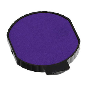 Trodat 6/15 Round Replacement Pad for The 5215 Stamp and 5415 Dater, Violet Ink