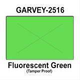 160,000 Garvey Compatible 2516 Fluorescent Green General Purpose Labels to fit the G-Series 25-88, 25-99, 25-5, 25-10/10 Price Guns. Full Case + includes 20 ink rollers.