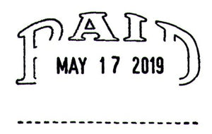 Paid Date Stamp
