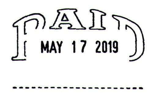 Paid Date Stamp