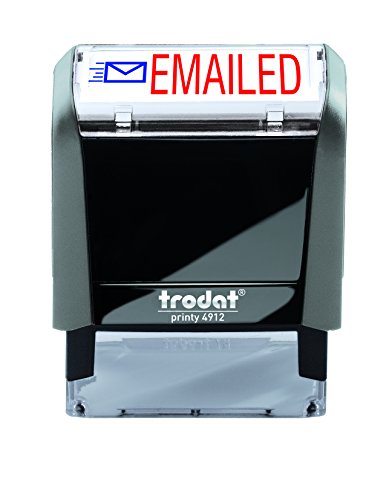 Trodat Printy 65% Recycled 4912 Self-Inking Message Stamp, Emailed
