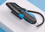 COSCO 091524 Box Cutter Knife w/Shielded Blade, Black/Blue