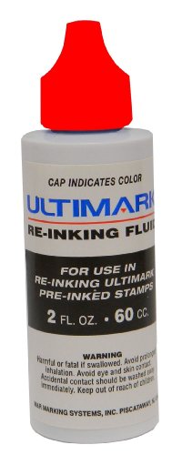 Ultimark Ink, 2 Oz. Bottle (Red)