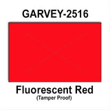 160,000 Garvey Compatible 2516 Fluorescent Red General Purpose Labels to fit the G-Series 25-88, 25-99, 25-5, 25-10/10 Price Guns. Full Case + includes 20 ink rollers.