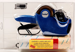 Garvey 6 digit Starter Kit / Pricegun, labels and an ink roller