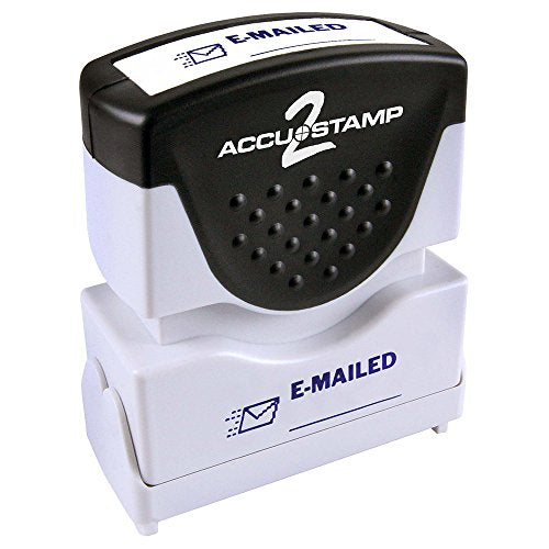 ACCU-STAMP2 Message Stamp with Shutter, 1-Color, E-MAILED, 1-5/8