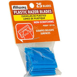 Allway Plastic Razor Blades - 25 per bag