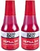 2000 PLUS Ink Refill for Self-Inking Stamps and Stamp Pads, Red, 0.9oz (032960) - 2 Pack