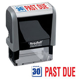 Past Due Trodat Printy 4912 Self-Inking Two Color Stock Message Stamp
