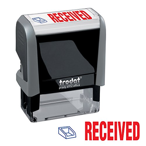 Received Trodat Printy 4912 Self-Inking Two Color Stock Message Stamp