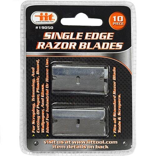 IIT 19050 10Pc Single Edge Razor Blades,