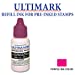 Ultimark Refill Ink for All Pre-inked Stamps, 15 ml Bottle, Violet Ink