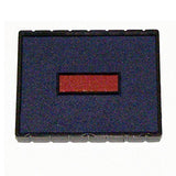 Cosco E/53 Stamp Pad, BLUE/RED Ink for Cosco 2000 Plus Printer 53 & Printer 53 Dater
