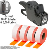 18-6 Garvey Pricing Gun Kit: Includes One 18-6 Price Gun, 5,000 Fluorescent Red Pricing Labels and Preloaded Inker