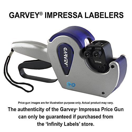 Impressa Price Guns [4 Labeler Value Pack]: 2212-6 Layout #1601 [ONE LINE]