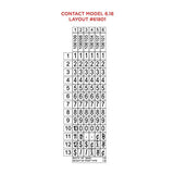 Label Gun, Contact Premium Model 6.18, Prints One Line, 6 Characters