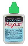 Maxum Premium Quality Stamp Ink for Self-inking Stamps, 2 oz., Green